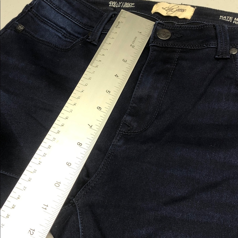 LOLA NAVY KATE MTB HIGH-RISE STRAIGHT JEANS 10/31x32 ⭐️ - Picture 11 of 15